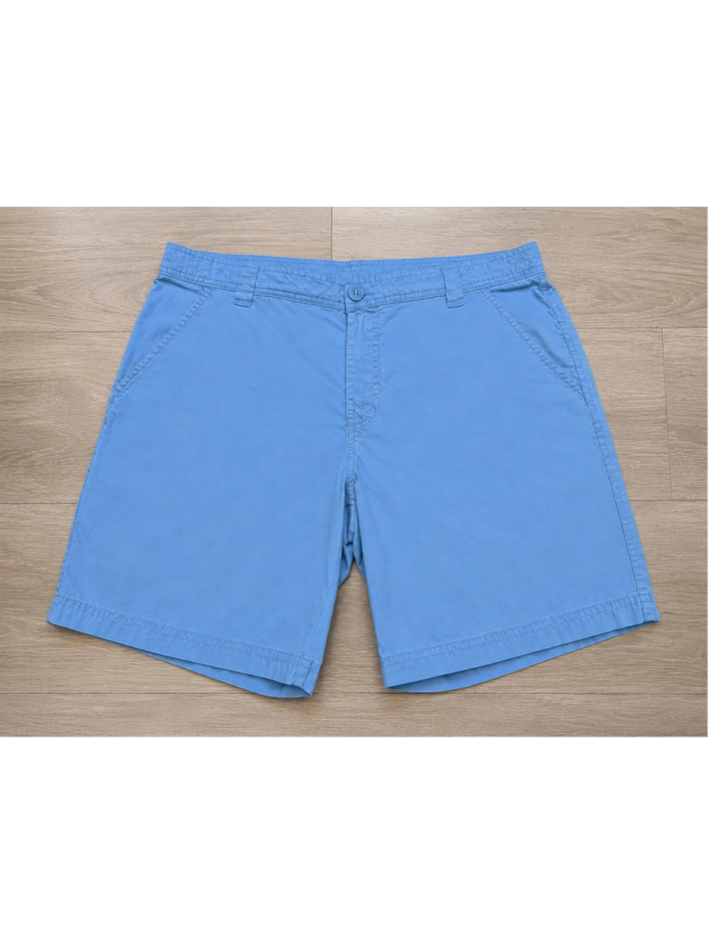 Columbia Men’s Blue Chino Shorts Size 36 8” Inseam Cotton Casual Outdoor